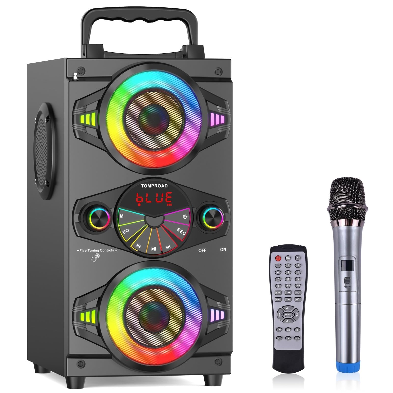 Portable Wireless Bluetooth Speaker with Subwoofer for Outdoor Parties
| LED Colorful Bluetooth Outdoor Speaker with FM