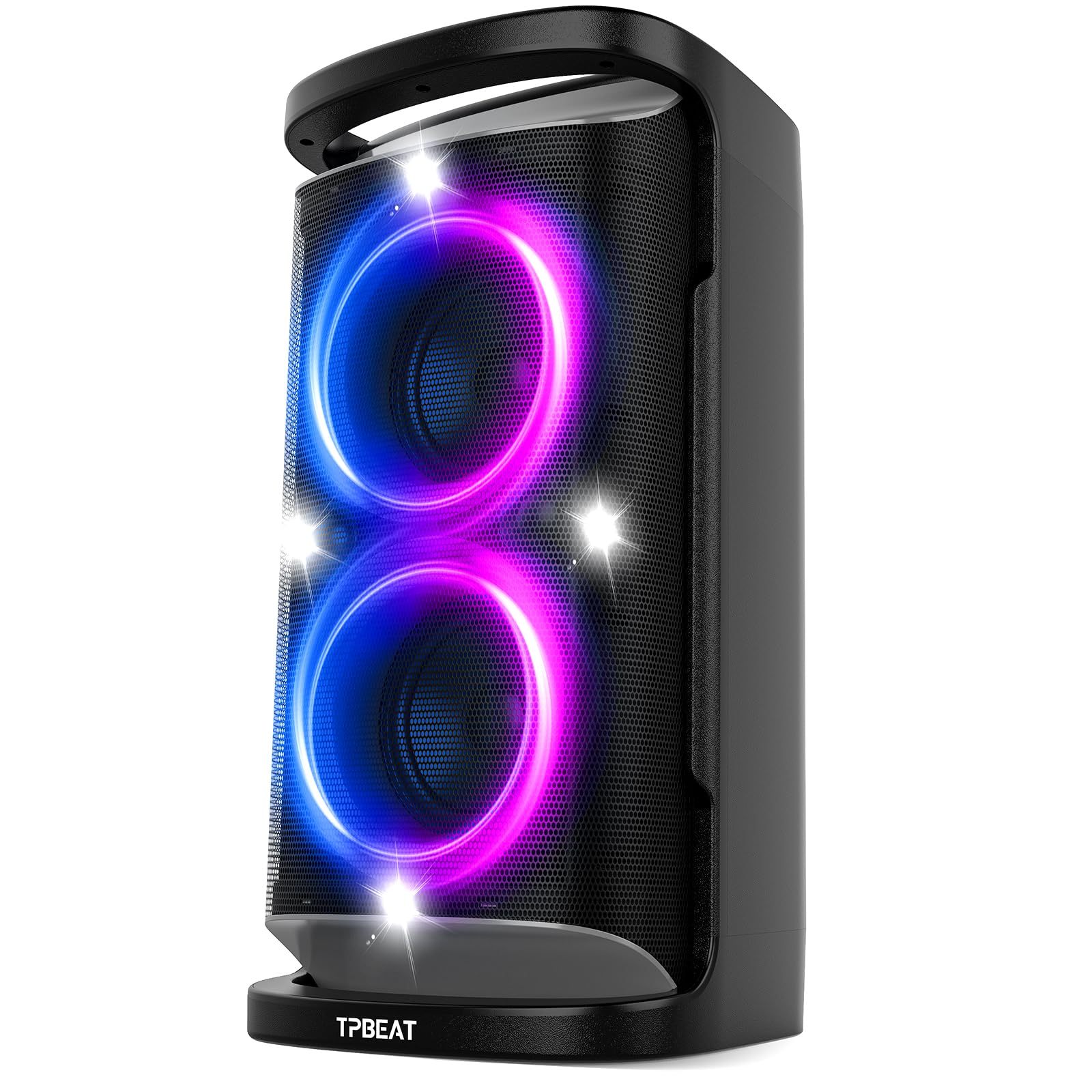Portable Bluetooth Party Speaker: 160W Peak Powerful Loud Sound Deep Bass 15 Hours Battery Life for Outdoor Camping  
Po